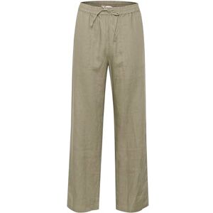 Part Two Dam byxor High-waisted Regular Fit Wide Ben dragsko i midjebandet, Vetiver, 34 Part Two Dam byxor High-waisted Regular Fit Wide Ben dragsko i midjebandet, Vetiver, 34