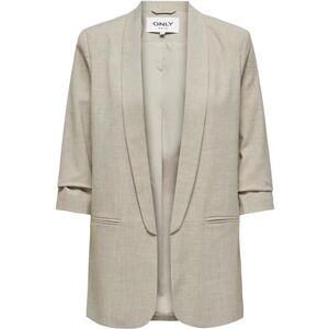 ONLY Blazer för kvinnor, Vit peppar/detalj: melerad, 38 ONLY Blazer för kvinnor, Vit peppar/detalj: melerad, 38