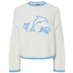 PIECES Pcjera Ls O Neck Knit Bc, Molndansare, XL PIECES Pcjera Ls O Neck Knit Bc, Molndansare, XL