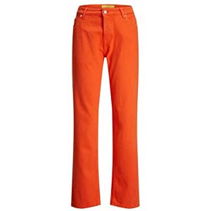 JJXX JACK & JONES Dam Jxseoul rak Mw AKM Noos jeans, röd orange, 25W x 32L JJXX JACK & JONES Dam Jxseoul rak Mw AKM Noos jeans, röd orange, 25W x 32L