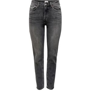ONLY Women Stretch Ankle Jeans Straight ONLEMILY High Waist Pants Classic Design Denim Straight Trousers, Color:Grey, Size:32W / 32L ONLY Women Stretch Ankle Jeans Straight ONLEMILY High Waist Pants Classic Design Denim Straight Trousers, Color:Grey, Size:32W / 32L