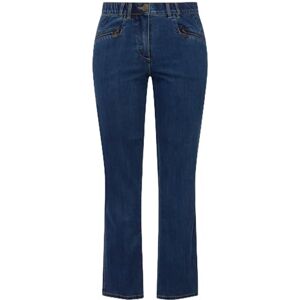 Ulla Popken damer stora storlekar överdimensionerade plus size jeans mony, koniska ben, fickor med dragkedja blå denim 42 808812902-42, Blått denimtyg, 32W x 32L Ulla Popken damer stora storlekar överdimensionerade plus size jeans mony, koniska ben, fickor med dragkedja blå denim 42 808812902-42, Blått denimtyg, 32W x 32L