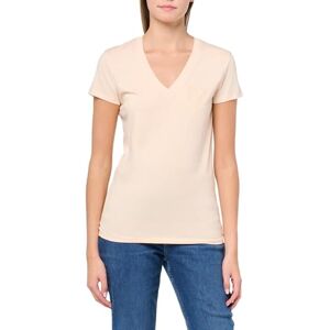 Giorgio Armani kvinnors Essential V-ringad bomull jerseylogotyp t-shirt, solnedgång, XS, Soluppgång, XS Giorgio Armani kvinnors Essential V-ringad bomull jerseylogotyp t-shirt, solnedgång, XS, Soluppgång, XS