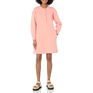 Amazon Essentials stickad Henley sweatshirt för kvinnor (finns i plusstorlek), persika, medium Amazon Essentials stickad Henley sweatshirt för kvinnor (finns i plusstorlek), persika, medium