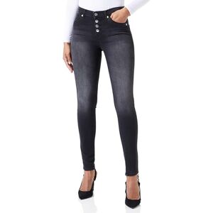 ONLY Onlblush Mw Fly But EXT DNM skinny-fit jeans, svart, (XS) W x 34L ONLY Onlblush Mw Fly But EXT DNM skinny-fit jeans, svart, (XS) W x 34L