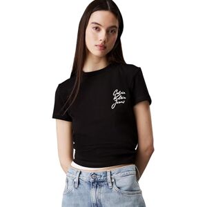 Calvin jeans dam skript institutuell baby t-shirt J20J224984 S/S t-shirt, svart (k svart), 3XL, Svart (k svart), 3XL Calvin jeans dam skript institutuell baby t-shirt J20J224984 S/S t-shirt, svart (k svart), 3XL, Svart (k svart), 3XL