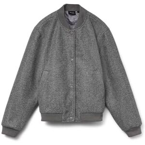 VERO MODA dam Vmfortune Short Bomber Jacka Ga Noos, Medium Grey Melange, x_s, Medium grå melerad, x_s VERO MODA dam Vmfortune Short Bomber Jacka Ga Noos, Medium Grey Melange, x_s, Medium grå melerad, x_s