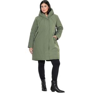 Ulla Popken damer stora storlekar överdimensionerade plus size HYPRAR funktionell kappa, vattentät 842951, Vass grön, 54-56 Ulla Popken damer stora storlekar överdimensionerade plus size HYPRAR funktionell kappa, vattentät 842951, Vass grön, 54-56