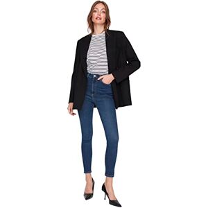 Trendyol Kvinnor normal midja smal passform skinny jeans marinblå, marinblå, 68 SE Trendyol Kvinnor normal midja smal passform skinny jeans marinblå, marinblå, 68 SE