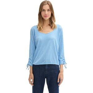 TOM TAILOR Denim T-shirt för kvinnor, 37046 – Small Bright Blue White Stripe, S TOM TAILOR Denim T-shirt för kvinnor, 37046 – Small Bright Blue White Stripe, S