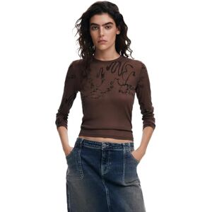 Desigual TS_Amazonas T-shirt för kvinnor, svart, L Desigual TS_Amazonas T-shirt för kvinnor, svart, L
