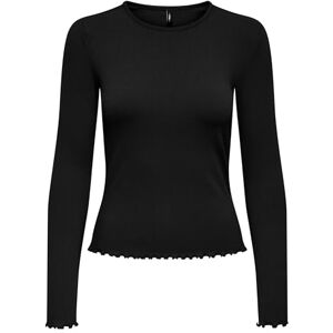 ONLY Onlina L/S O-hals topp JRS, svart, XL ONLY Onlina L/S O-hals topp JRS, svart, XL