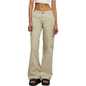 Urban Classics Dambyxor, dam, hög midja, raka denim, cargobyxor, offwhite raw 27, Offwhite Raw, 27 Urban Classics Dambyxor, dam, hög midja, raka denim, cargobyxor, offwhite raw 27, Offwhite Raw, 27