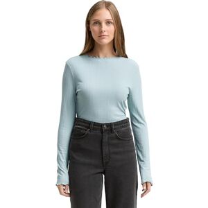 TOM TAILOR Denim dam långärmad T-shirt, 13733 – Silver Cloud Blue, XXL TOM TAILOR Denim dam långärmad T-shirt, 13733 – Silver Cloud Blue, XXL