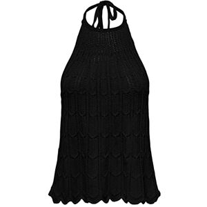 ONLY Bestseller A/S Dam ONLFREJA Life SL STRUCTUR hållare NCK KNT tröja, svart, XS, svart, XS ONLY Bestseller A/S Dam ONLFREJA Life SL STRUCTUR hållare NCK KNT tröja, svart, XS, svart, XS