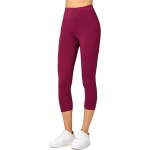 Merry Style Dam 3/4 Leggings MS10-144(Bourgogne, M) Merry Style Dam 3/4 Leggings MS10-144(Bourgogne, M)