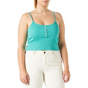ONLY Kvinnors ONLNESSA S/L kort knapp JRS topp, maringrön, M ONLY Kvinnors ONLNESSA S/L kort knapp JRS topp, maringrön, M