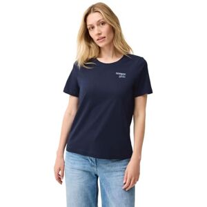 Cecil dam-t-shirt med ordningsdetalj, Urban marinblå, M Cecil dam-t-shirt med ordningsdetalj, Urban marinblå, M