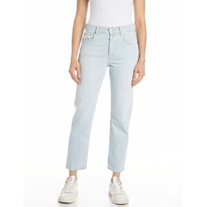 Replay Dam rak passform hög midja jeans maijke rak ros etikett, 010 ljusblå, 28W x 28L Replay Dam rak passform hög midja jeans maijke rak ros etikett, 010 ljusblå, 28W x 28L