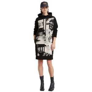 G-STAR RAW Scene gr Sweaterklänning med huva långärmad, Svart (Dk Black D25035-d589-6484), S G-STAR RAW Scene gr Sweaterklänning med huva långärmad, Svart (Dk Black D25035-d589-6484), S