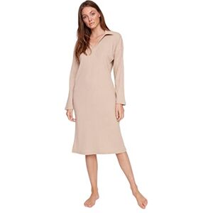 Trendyol Hjärtdetaljerad bodycon stickad klänning för kvinnor, svart, M Trendyol Hjärtdetaljerad bodycon stickad klänning för kvinnor, svart, M