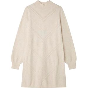 Springfield Knit Chevron Short Dress, brun, M för kvinnor Springfield Knit Chevron Short Dress, brun, M för kvinnor