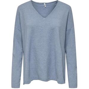 ONLY Onlamalio Life Ls V-hals KNT Nca, Vindskyddad blå, M ONLY Onlamalio Life Ls V-hals KNT Nca, Vindskyddad blå, M