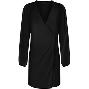 ONLY ONLALMA Life Poly L/S GINA-klänning SOLID, svart, M ONLY ONLALMA Life Poly L/S GINA-klänning SOLID, svart, M