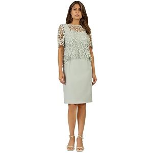 APART Fashion ApartFashion Rör klänning med Lace Jacket Formell Party för kvinnor, Ljusgrön, 36 APART Fashion ApartFashion Rör klänning med Lace Jacket Formell Party för kvinnor, Ljusgrön, 36