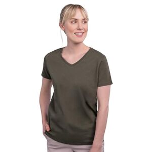 HRM dam lyx V-hals t-shirt I premium t-shirt dam v-ringad av 100% ekologisk bomull I baströja dam upp till 60 °C I högkvalitativa och hållbara damtoppar, OLIV, XL HRM dam lyx V-hals t-shirt I premium t-shirt dam v-ringad av 100% ekologisk bomull I baströja dam upp till 60 °C I högkvalitativa och hållbara damtoppar, OLIV, XL