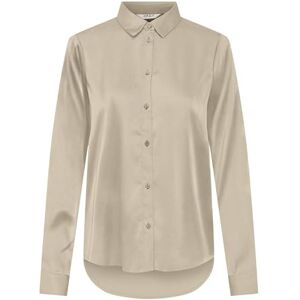 ONLY Onljane Life L/S skjorta WVN, Frostad mandel, S ONLY Onljane Life L/S skjorta WVN, Frostad mandel, S