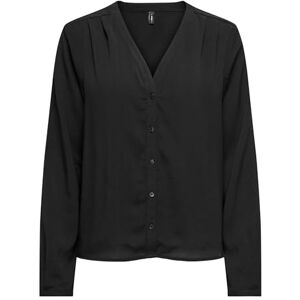 ONLY Onlnova Life VIS L/S Malou TOP SOLID, svart, L ONLY Onlnova Life VIS L/S Malou TOP SOLID, svart, L