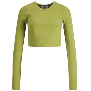JJXX Jack & Jones Women's JXFELINE LS Rib Tee NOOS långärmad tröja, Woodbine, XL, Träben, XL JJXX Jack & Jones Women's JXFELINE LS Rib Tee NOOS långärmad tröja, Woodbine, XL, Träben, XL