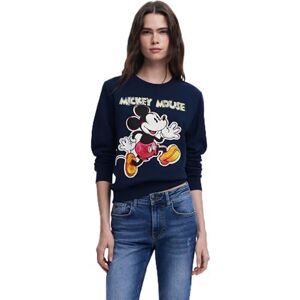 Desigual Sweat_Avery Musse, 5000, marinblå, XXL, Blå, XXL Desigual Sweat_Avery Musse, 5000, marinblå, XXL, Blå, XXL
