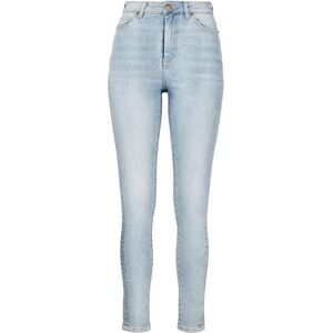 Urban Classics Dam, hög midja, skinny byxor, jeans, Autentisk blå tvätt, 26W / 30L Urban Classics Dam, hög midja, skinny byxor, jeans, Autentisk blå tvätt, 26W / 30L