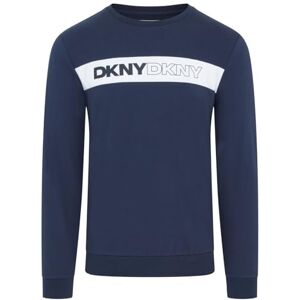 DKNY Braves Långärmad T-Shirt För Män – 100% Bomull Herr T-Shirt, Andningsbar Lounge-Topp, Normal Passform, Modern Design, 100% Bomull, Marinblå Långärmad Topp, Marinblå, M DKNY Braves Långärmad T-Shirt För Män – 100% Bomull Herr T-Shirt, Andningsbar Lounge-Topp, Normal Passform, Modern Design, 100% Bomull, Marinblå Långärmad Topp, Marinblå, M