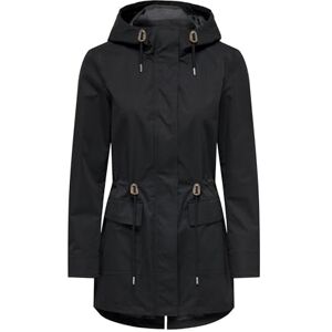 ONLY Damövergångsjacka, ONLLouise parkas, lätt jacka med huva, svart, M ONLY Damövergångsjacka, ONLLouise parkas, lätt jacka med huva, svart, M