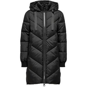 JDY JACQUELINE de YONG kvinna lång parkas SKYLAR lång parkas, SVART/SVART, M JDY JACQUELINE de YONG kvinna lång parkas SKYLAR lång parkas, SVART/SVART, M