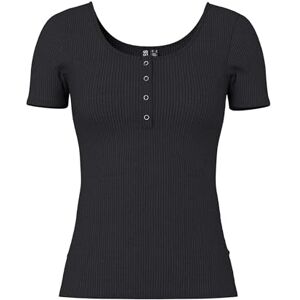 PIECES dam pckitte Ss Top Noos Bc t-shirt, svart, M PIECES dam pckitte Ss Top Noos Bc t-shirt, svart, M