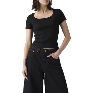 Levi's Essential Sqrd Neck T-shirt T-shirt, antracit natt, XS dam Levi's Essential Sqrd Neck T-shirt T-shirt, antracit natt, XS dam