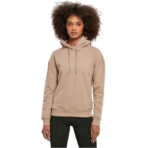 Urban Classics Damsweatshirt, ekologisk huvtröja, mjuk taupe, 3XL Urban Classics Damsweatshirt, ekologisk huvtröja, mjuk taupe, 3XL