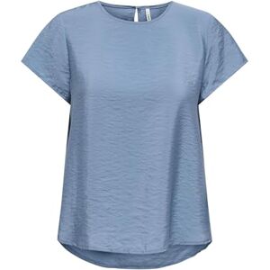 ONLY Onlaya Life S/S O-hals topp Noos Ptm, Koronettblå, S ONLY Onlaya Life S/S O-hals topp Noos Ptm, Koronettblå, S