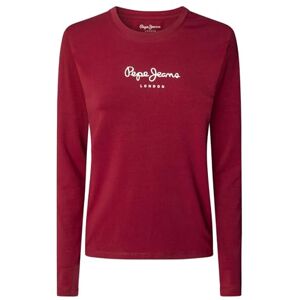 Pepe Jeans dam New Virginia LS N t-shirt, röd (Merlot Red), XS, Röd (Merlot röd), XS Pepe Jeans dam New Virginia LS N t-shirt, röd (Merlot Red), XS, Röd (Merlot röd), XS