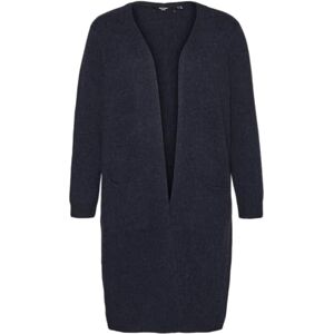 VERO MODA CURVE dam Vmdoffy Ls Long Open Cardi Ga Noos Cur kofta, Marinblazer/detalj: w. Svart melerad, 48-50 plus size VERO MODA CURVE dam Vmdoffy Ls Long Open Cardi Ga Noos Cur kofta, Marinblazer/detalj: w. Svart melerad, 48-50 plus size