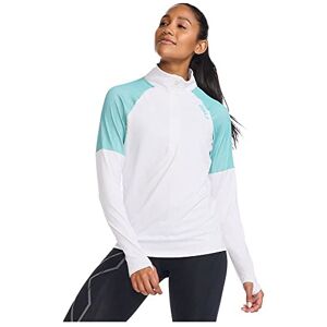 2XU Light Speed 1/2 dragkedja långärmad T-shirt, vit/porslin, S dam, Vit/reflekterande porslin, S 2XU Light Speed 1/2 dragkedja långärmad T-shirt, vit/porslin, S dam, Vit/reflekterande porslin, S