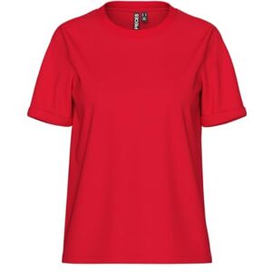 PIECES Pcria SS Fold Up Solid Tee Noos BC T-Shirt, Lick-Slick, XS Dam, klubba, XS PIECES Pcria SS Fold Up Solid Tee Noos BC T-Shirt, Lick-Slick, XS Dam, klubba, XS