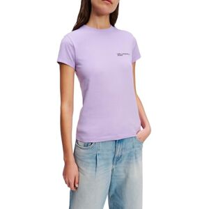 KARL LAGERFELD JEANS , Dam, Slim Kortärm Essential Logo T-Shirt, Slim Fit, Purpur, L KARL LAGERFELD JEANS , Dam, Slim Kortärm Essential Logo T-Shirt, Slim Fit, Purpur, L
