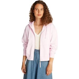Tommy Hilfiger REG SCRIPT ZIP HOODIE WW0WW44632, rosa, M, Rosa (ljusrosa), M Tommy Hilfiger REG SCRIPT ZIP HOODIE WW0WW44632, rosa, M, Rosa (ljusrosa), M