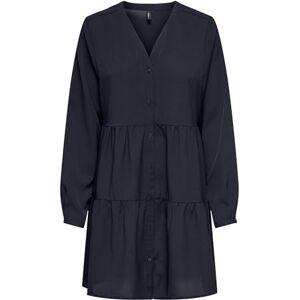ONLY Onlnova Life Elite L/S Thea Button Dress, natthimmel, S ONLY Onlnova Life Elite L/S Thea Button Dress, natthimmel, S