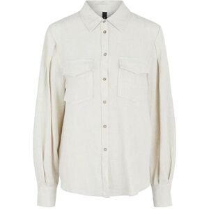 YAS VIGGI LS tröja för kvinnor NOOS blus, beige, S YAS VIGGI LS tröja för kvinnor NOOS blus, beige, S